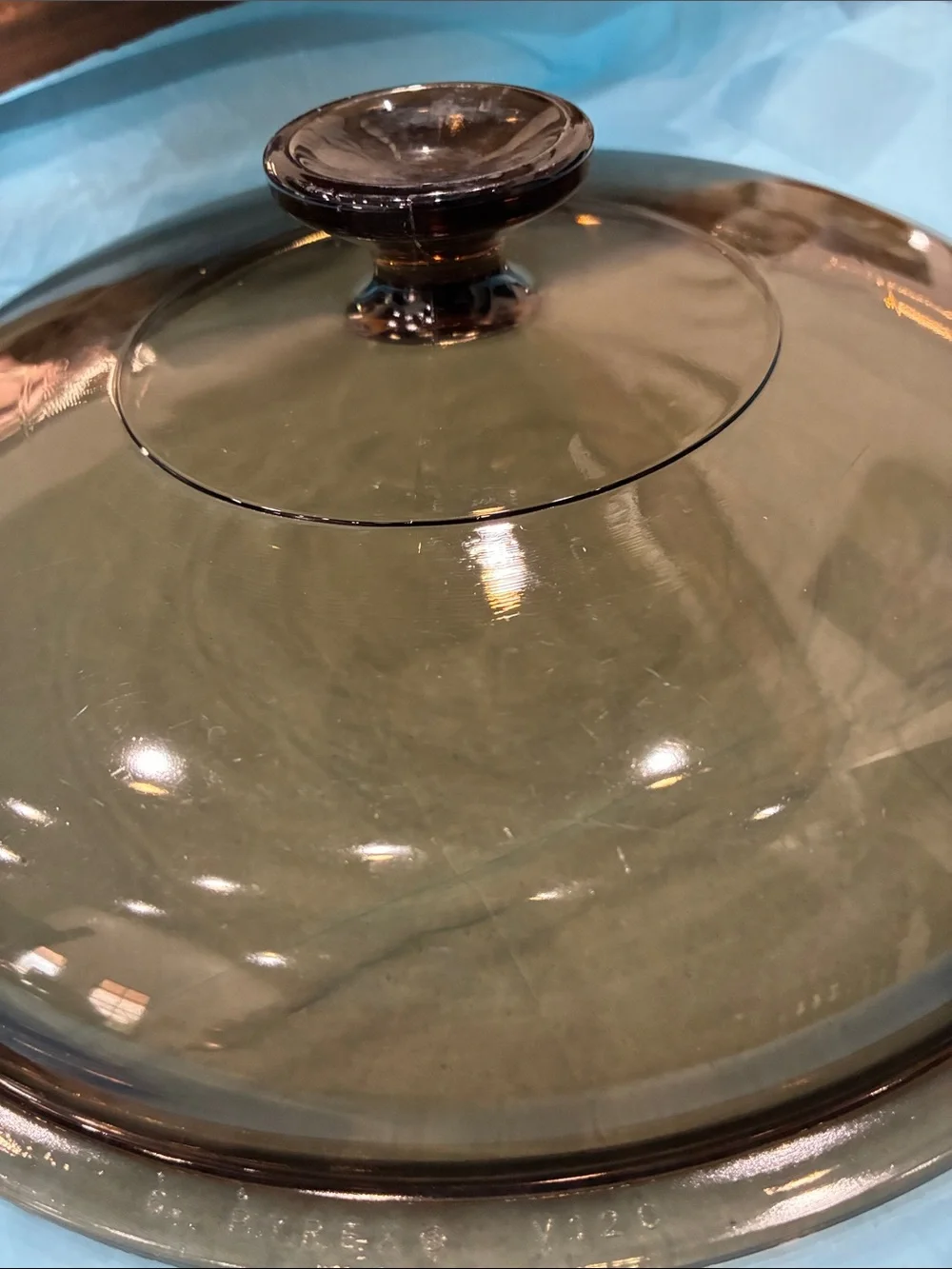 Smoky Glass Cookware Lid with Black Knob - Replacement for Pots & Pans